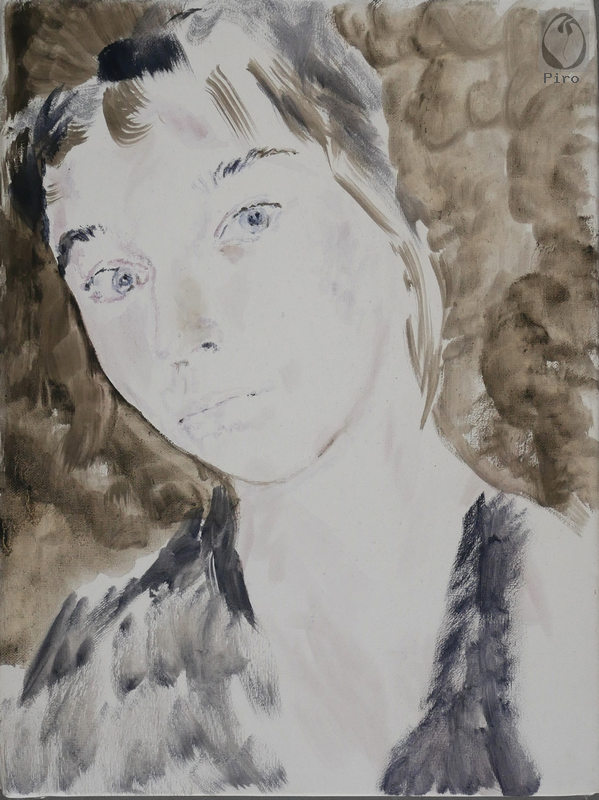 oil on canvas - olio su tela di Piro